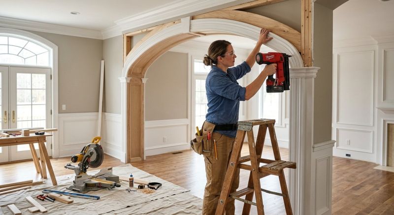 Chair Rail Installation in Wilmington, NC