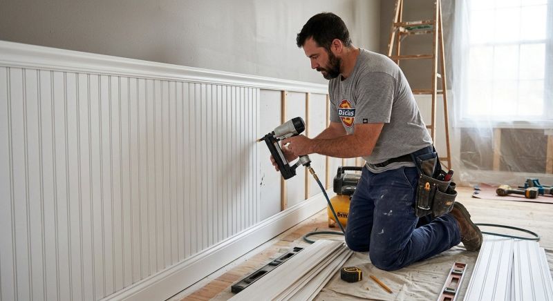 Chair Rail Installation in Wilmington, NC
