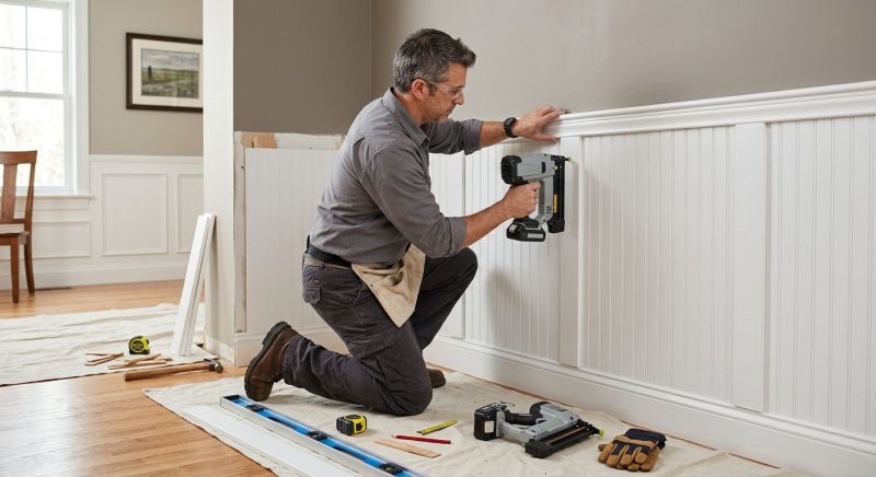 Chair Rail Installation in Wilmington, NC