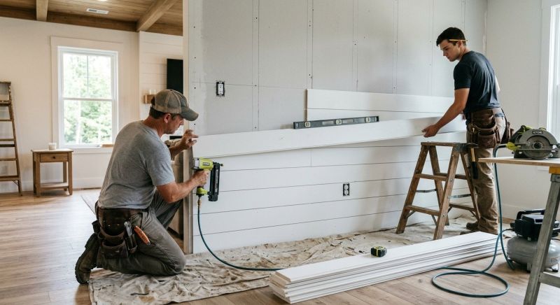 Chair Rail Installation in Kansas City, KS
