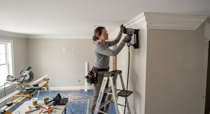 Crown Molding Installation in Wilmington, NC