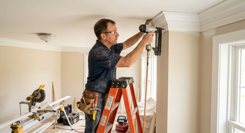 Crown Molding Installation in Kansas City, KS