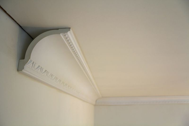 Finished Crown Molding in Elegant Room