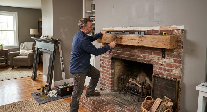 Fireplace Mantel Installation in Kansas City, KS