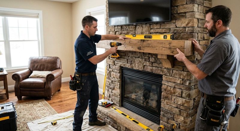 Fireplace Mantel Replacement in Kansas City, KS