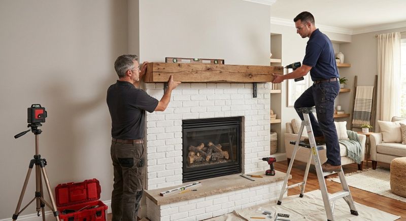 Fireplace Mantel Replacement in Kansas City, KS