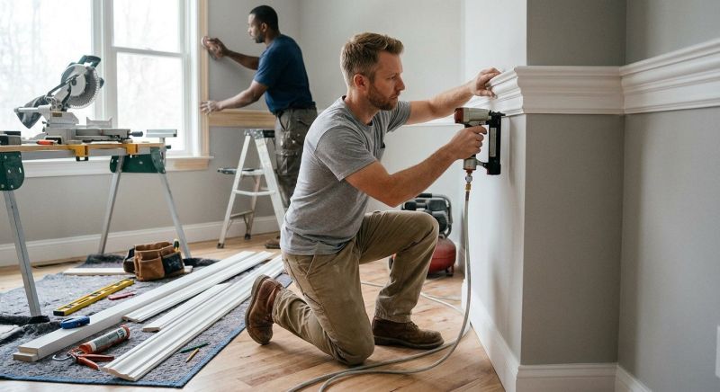 Shoe Molding Installation in Wilmington, NC
