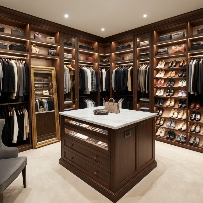 Walk In Closet Remodeling in Raleigh, NC